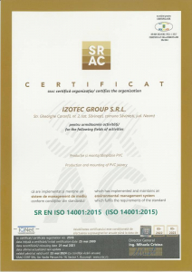izotec - tamplarie pvc - iso 14001